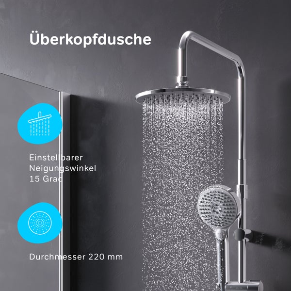AM.PM Duschsäule inkl. Einhebelmischer F079H700 Flash