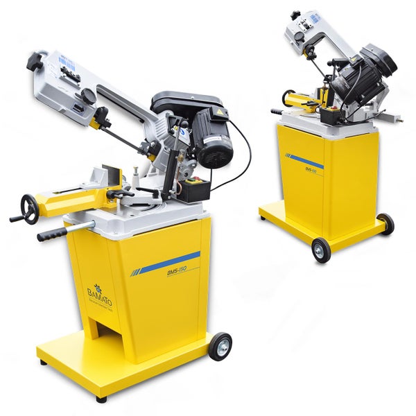 Bandsäge mit Untergestell für Metallbearbeitung