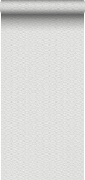 Borastapeter Tapete Karomuster Grau - 53 cm x 11.2 m - 660152