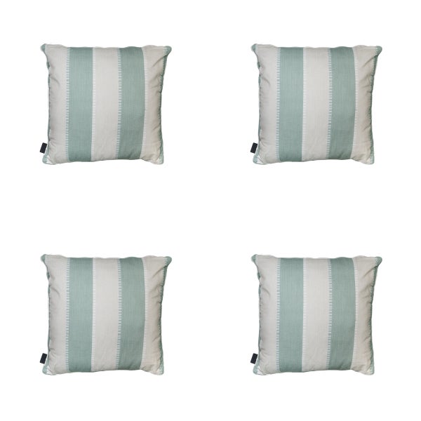 Dekokissen Banda khaki - Ca. 50x50 cm - 4er-Set