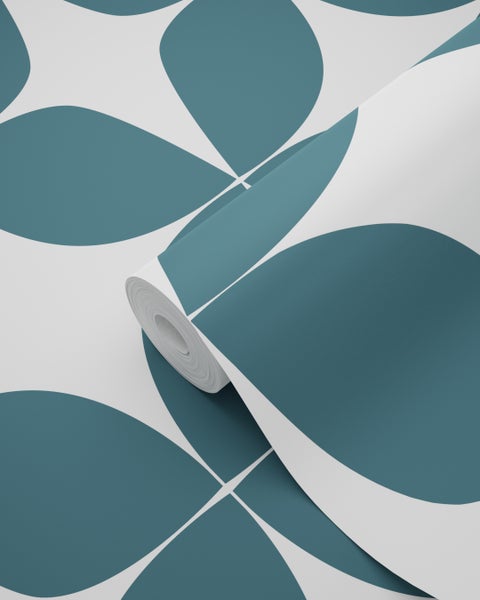 Tapetenrolle mit grafischem Muster