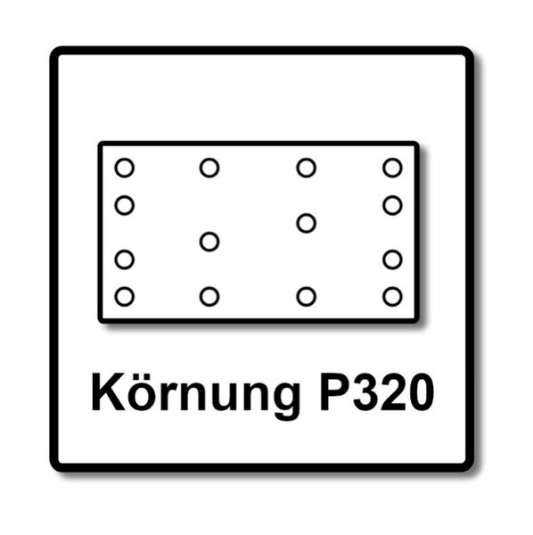 Festool STF 80x133 Schleifstreifen Granat P320 80 x 133 mm 200 Stk. ( 2x 497125 ) für Rutscher RTS 400, RTSC 400, RS 400, RS 4, LS 130