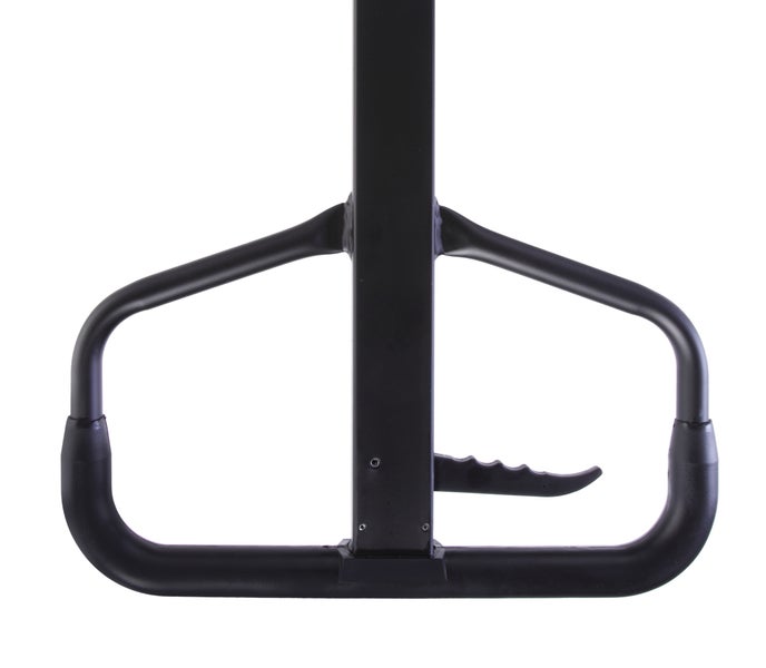 Detailansicht des Handgriffs eines Hubwagens