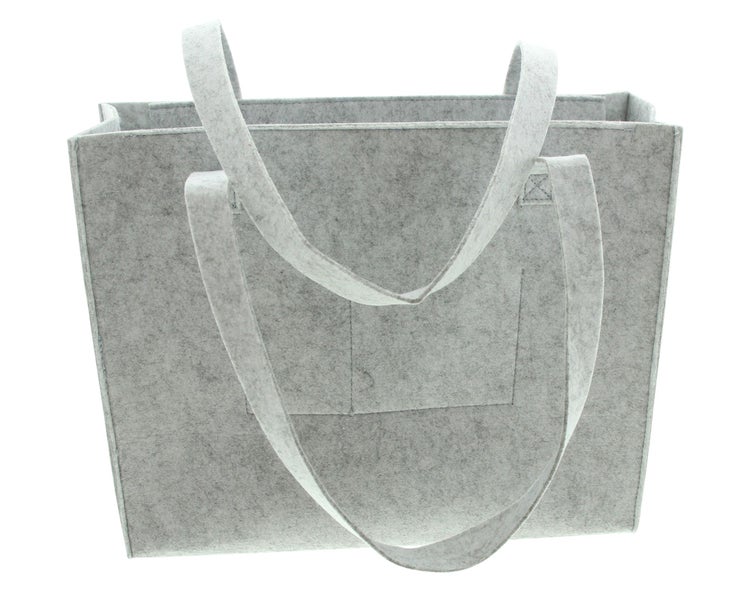 FRANK FLECHTWAREN | Filztasche Herzduo, FILZ, 39 x 32 x12 cm