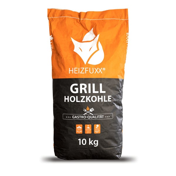 Heizfuxx Grillholzkohle in Gastro-Qualität 120 kg (12 x 10