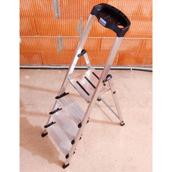 Aluminium-Trittleiter mit drei Stufen