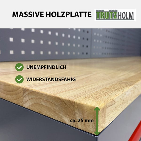 Werkstattwand 13-tlg. Werkstattschranksystem modular 260 x 183 cm Stahl Werkstatteinrichtung in rot