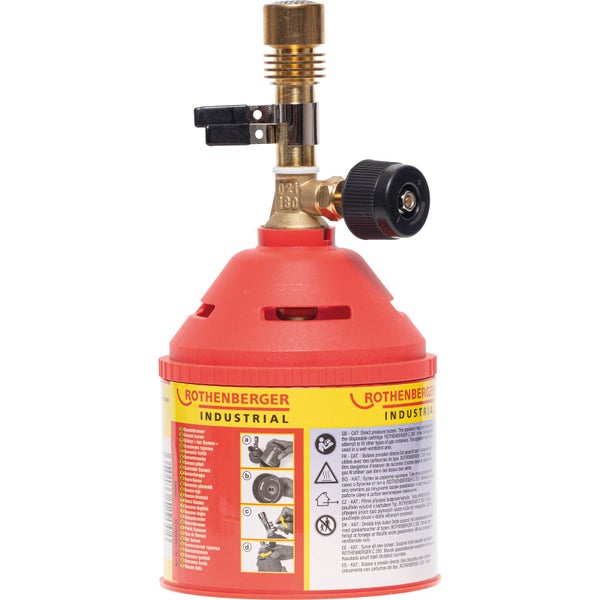 Rothenberger Industriebrenner für den Einsatz mit Gaskartuschen
