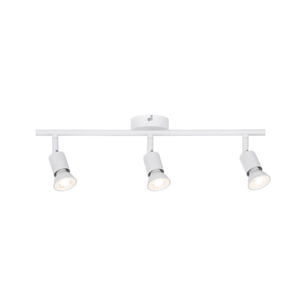 Spotlight Carolina GU10 230V max. 3x10W dimmbar Weiß matt