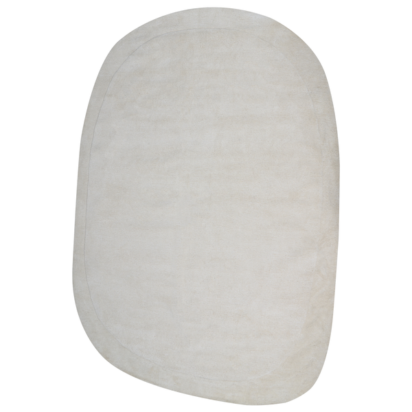 Teppich MITHA Cremeweiß 200 x 300 cm Viskose