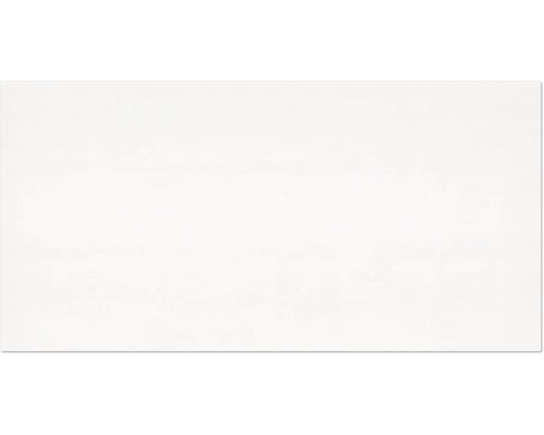 Steingut Wandfliese Parel white 30x60cm glänzend