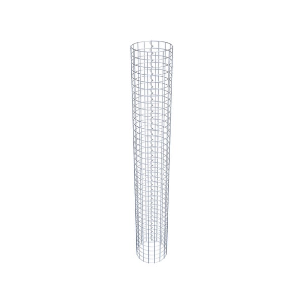Gabionensäule Durchmesser 27 cm MW 5 x 5 cm rund - Höhe: 190 cm