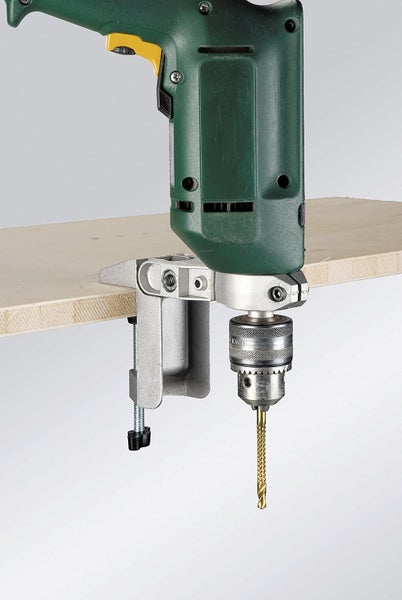 kwb Bohrmaschinen-Ständer für Bohrmaschine und Akkuschrauber, stationär, Bohrständer mit 43 mm Eurospannhals, ideal in Verbindung mit Schleifteller und Polieraufsatz