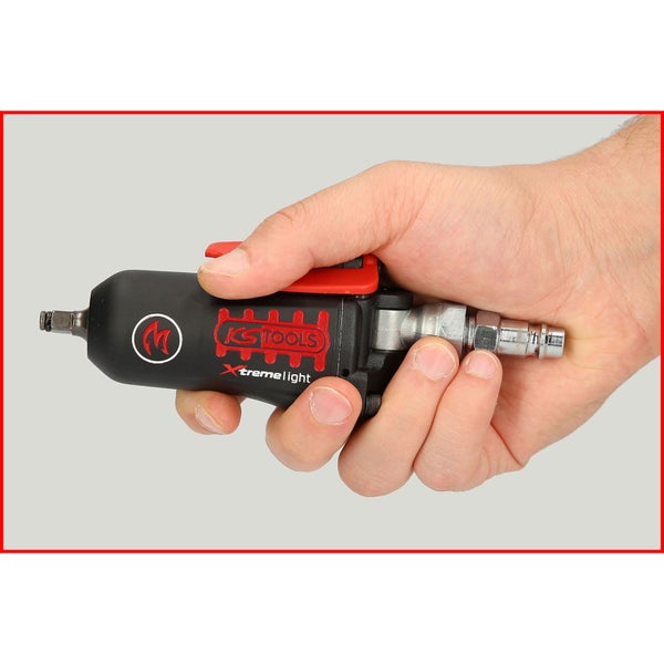 KS TOOLS 1/4 MONSTER Xtremelight Mini-Druckluft-Schlagschrauber mit Umschaltwippe 108 Nm - 515.1470