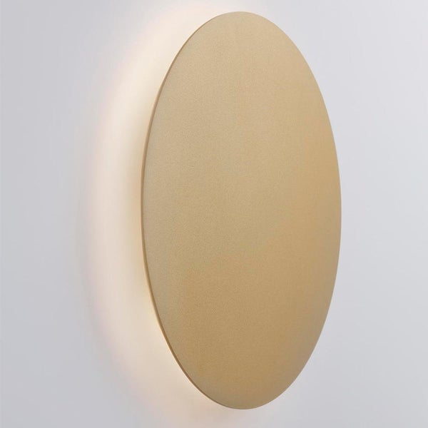 LED Wandleuchte Cyrcle in Gold 22,5W 2300lm