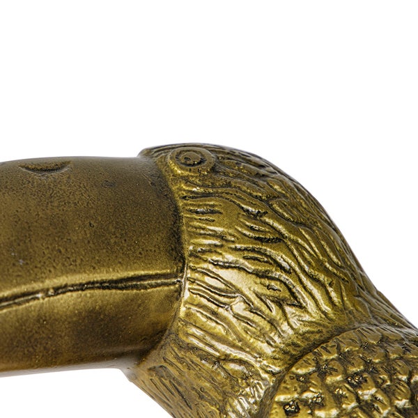 Detailaufnahme eines Türklopfers in Vogelform