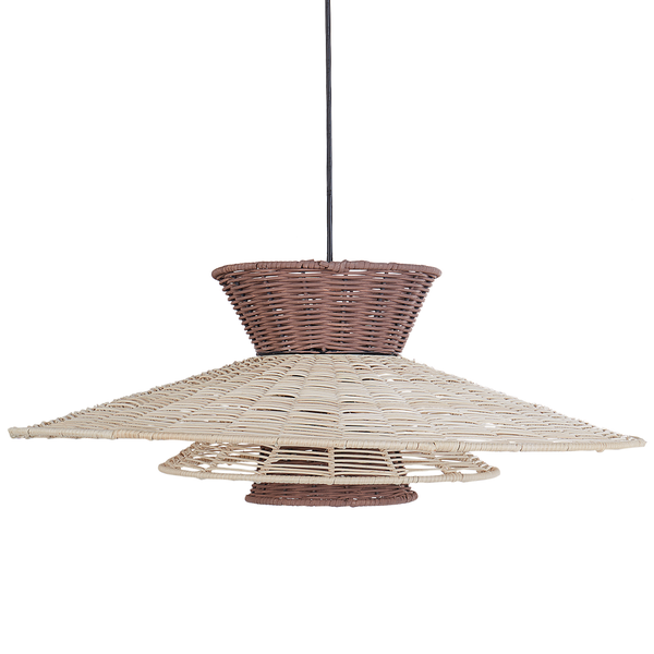 Hängeleuchte KABOMPO Rattan Braun