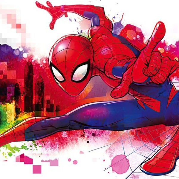 Illustration von Spider-Man in Aktion