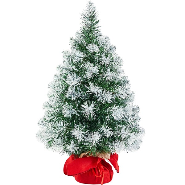 Yaheetech Künstlicher Weihnachtsbaum mit Schnee , Grün