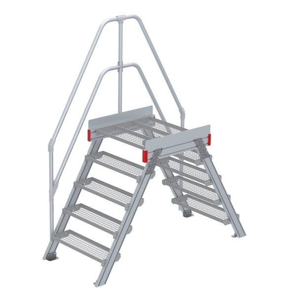 Begehbare Treppe mit Geländer für den industriellen Gebrauch