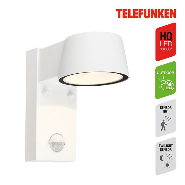 Wandlampe Außen Außenleuchte Außenbeleuchtung Bewegungsmelder Dämmerungssensor