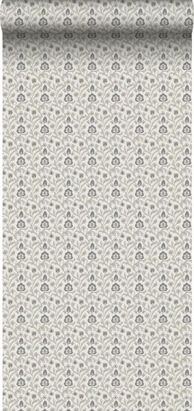 Tapetenrolle mit floralem Muster