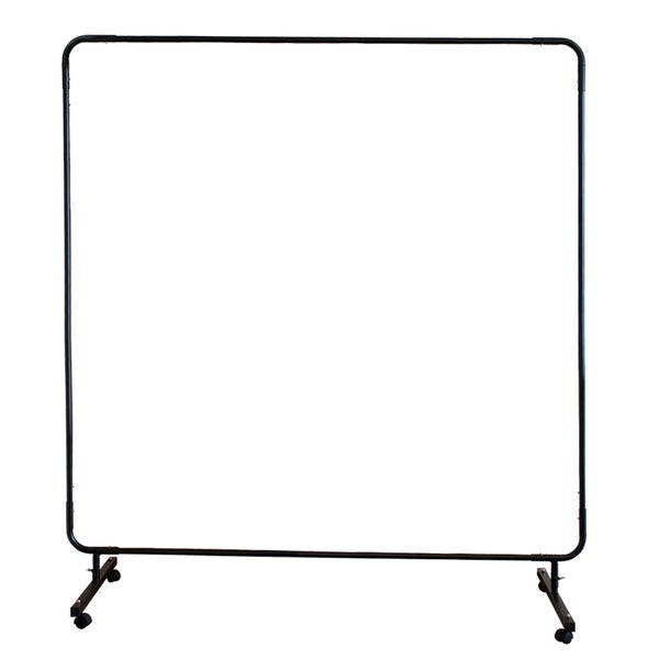 Quadratischer Rohrrahmen mit Rollen