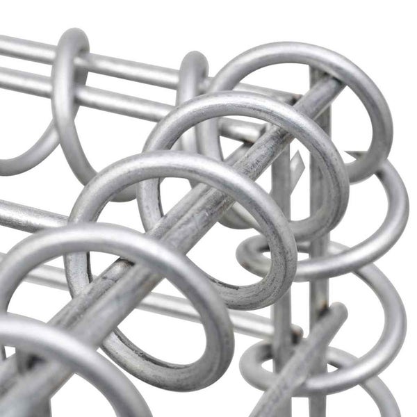 Spiraldraht für Gabionen aus verzinktem Stahl zur Verbindung von Gittermatten.