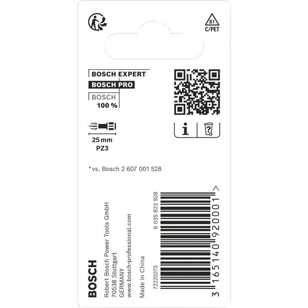 Bosch PRO Pozidriv Impact Bit PZ3 25 mm 2-tlg. - 2608522402