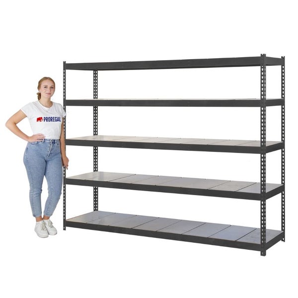 Schwerlastregal METAL YETI FIVE | HxBxT 200x150x45cm | Fachlast 400kg | Anthrazit