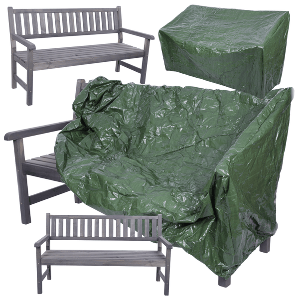 Gartenbank Grana HxBxT 90x154x70cm Inkl. Planenabdeckung Grau