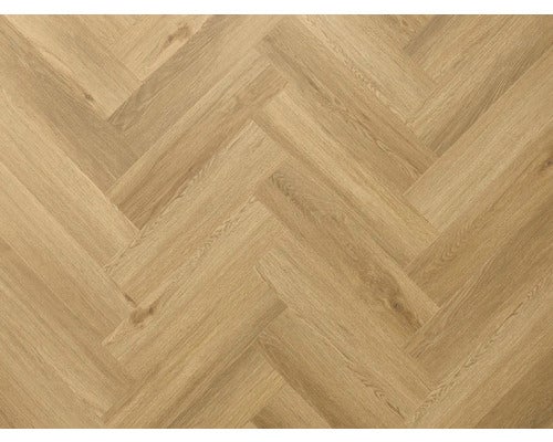 Parkettboden mit Fischgrätenmuster