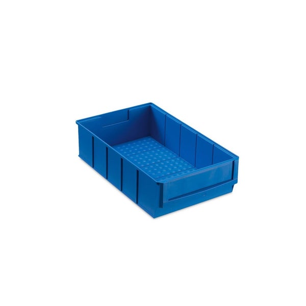 PROREGAL Blaue Indurstriebox 300 B HxBxT 81 x 183 x 30 cm 34 LiterSichtlagerkasten Sortimentskasten