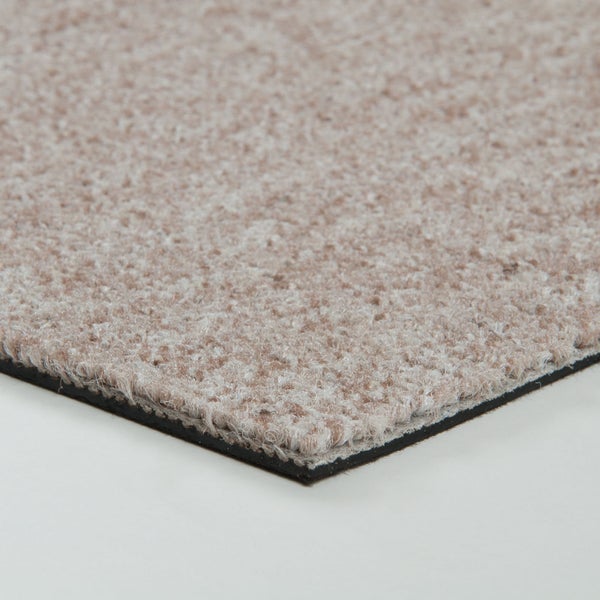 Teppichfliesen 50 x 50 cm beige Schlingen Teppichfliesen selbstliegend ideal für Büro Kinderzimmer und Geschäft