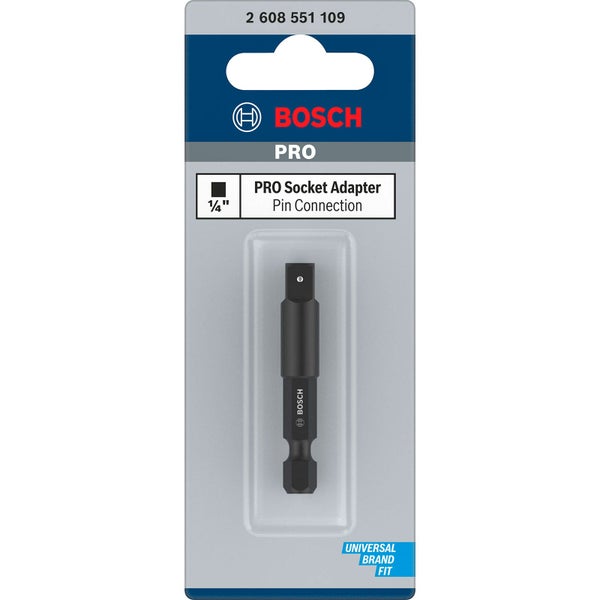 Bosch Pro Steckschlüssel Adapter 1/4 Zoll