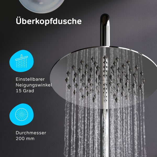 AM.PM Duschsäule inkl. Thermostat F07PA400 Spike