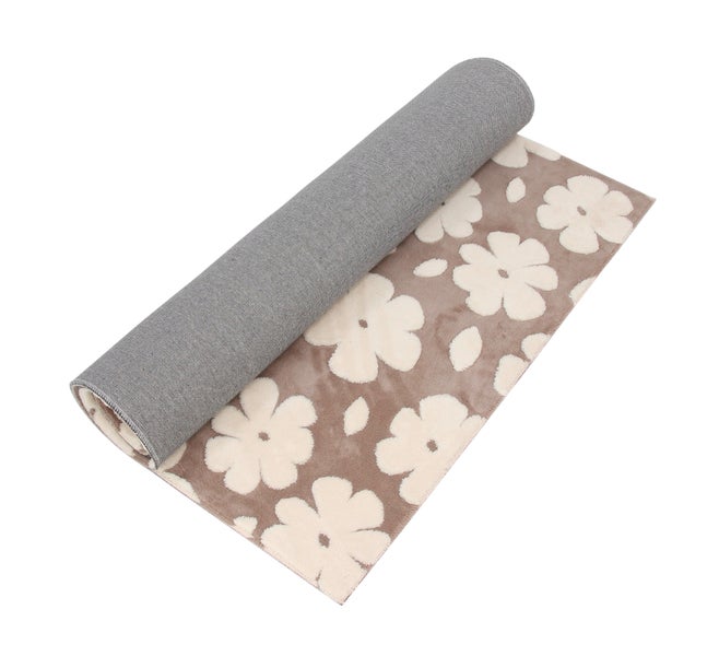 FRANK FLECHTWAREN|Teppich Blumenliebe, 100 x 150 cm, POLYESTER