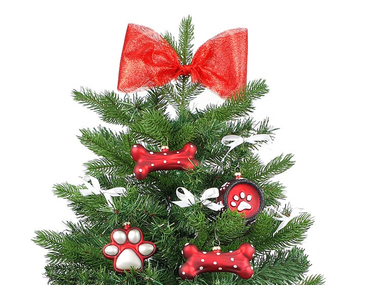 LAALU Dekorierter künstlicher Weihnachtsbaum PEJSK'S TREE 60 cm mit LED-Beleuchtung IN FLOWER