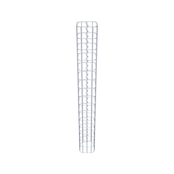 Gabionensäule 17 x 17 cm, MW 5 x 10 cm eckig - Höhe: 1,50 m
