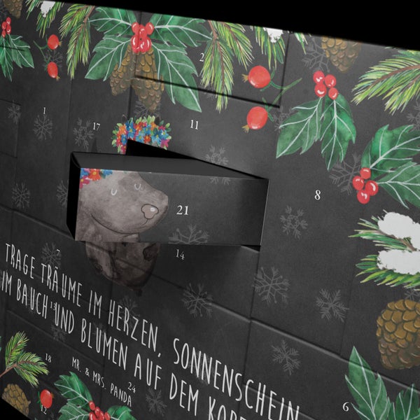 Mr. & Mrs. Panda Befüllbarer Adventskalender Stinktier Mädchen - Schwarz