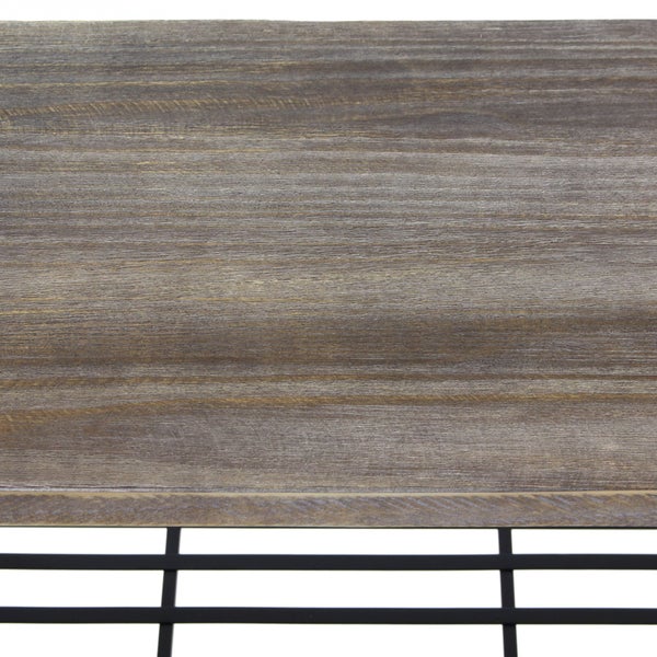 FRANK FLECHTWAREN | Metallregal Bordeaux, METALL, 89 x 33 x 82 cm, einfache Selbstmontage