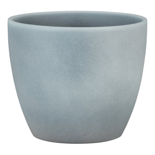 Scheurich Stone, Blumentopf aus Keramik,  Farbe: Grey Stone, 25 cm Durchmesser, 22,5 cm hoch, 8 l Vol.