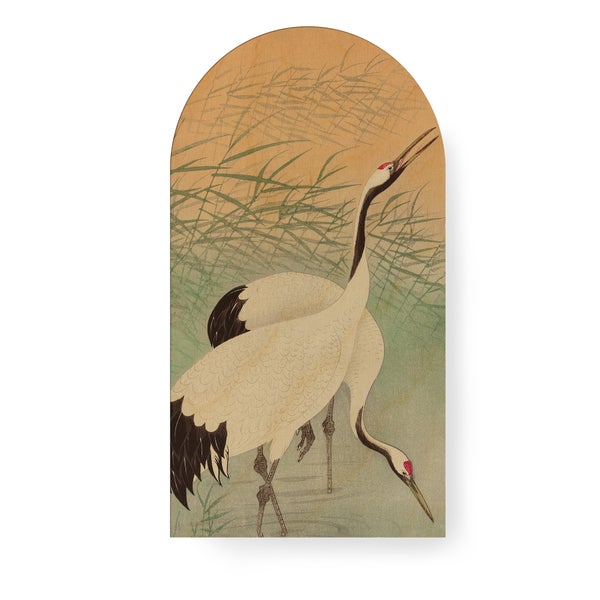 Dekoratives Wandbild mit Kranichmotiv