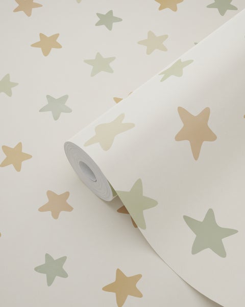 Tapetenrolle mit Sternmuster