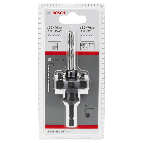 Bosch Logo Lochsäge mit HSS-G Bohrer in Verpackung