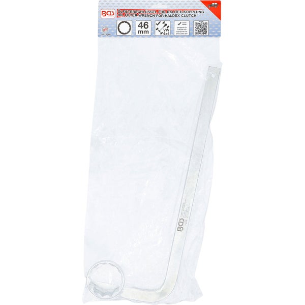 BGS Ölfilterschlüssel für Haldex Kupplung, 46 Millimeter