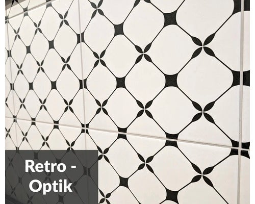 Wandfliesen mit Retro-Muster