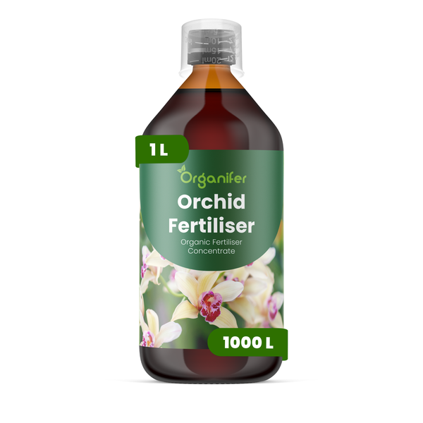 Organifer Orchideendünger, organisches Flüssigdünger Konzentrat, 1 Liter Flasche.