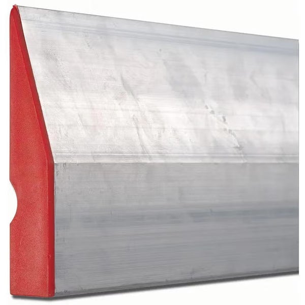 Aluminium-Kartätsche in H-Form mit Kunststoff-Endkappe zum Abziehen von Putz und Estrich.