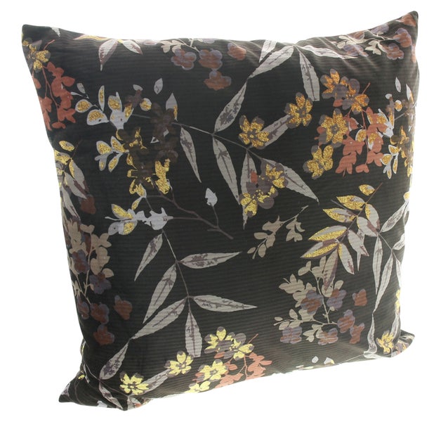 Dekokissen mit Blumenmuster